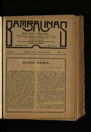 Alma débil