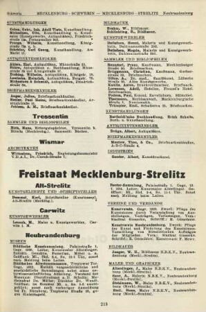 Freistaat Mecklenburg-Strelitz