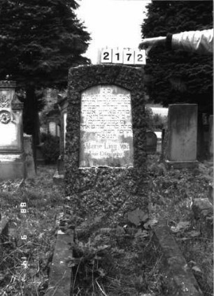 Grabstein 2172 (Index: 100097179) Maße HxBxT: 124x56x27 cm: Grabstein 2172