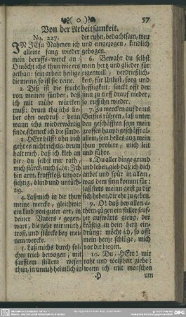 Von der Arbeitsamkeit
