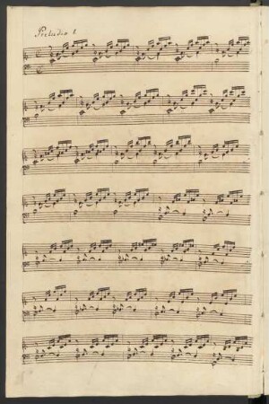 Präludien und Fugen; clavier; C-Dur; BWV 846