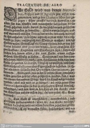 TRACTATUS DE AURO.