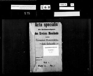 Wegepolizeiangelegenheiten im Amt Serkenrode Bd.1