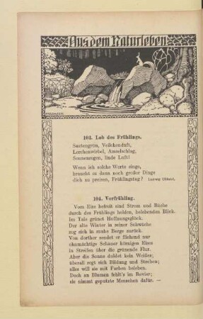 Aus dem Naturleben