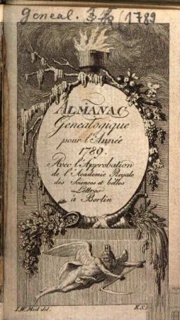 Almanac généalogique : pour l'année. 1789