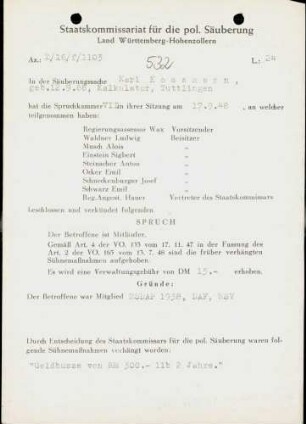 Kossmann, Karl