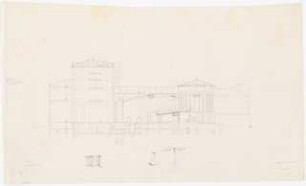 Stadttheater, Bremerhaven: Längsschnitt 1:100