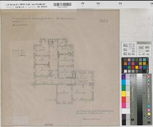 Arnsberg, Bezirksregierung, Regierungsgebäude, Seibertzstr. 1, Grundriss