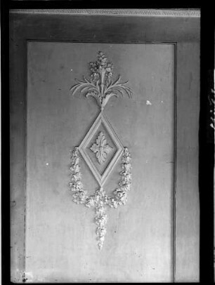 Schöntal Kloster Schöntal Neue Abtei Nordflügel 1. Obergeschoss Stuckdekoration an der Wand (1791)