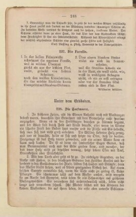 Unter dem Erdboden