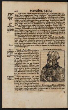 Maximilianus I. Römischer Kayser.