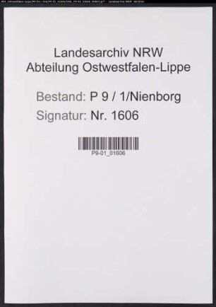 Sterberegister Standesamt Nienborg