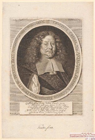 Ernst Cregel, Professor, Ratskonsulent; geb. 1628; gest. 1674