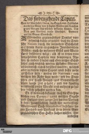Das siebenzehende Capitel.