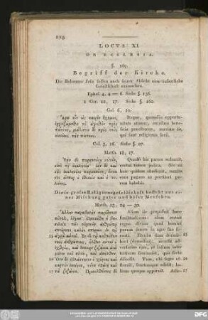 Locus XI. De Ecclesia.