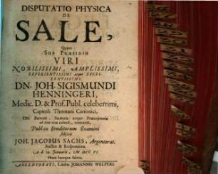 Disp. phys. de sale