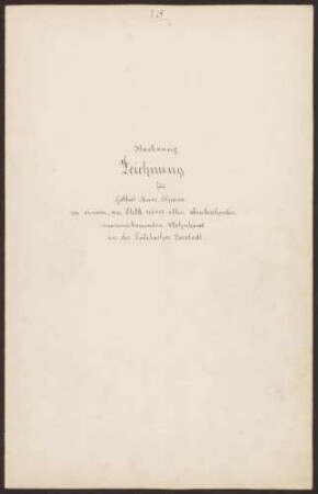Munz, Gottfried, Schreinermeister Bau eines Wohnhauses