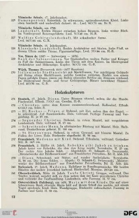 Holzskulpturen (Nr-231-249)