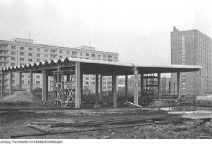 Dresden, Volksschwimmhalle Steinstraße, Januar 1969