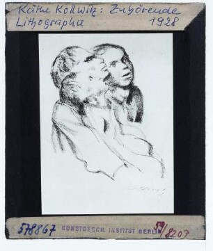 Kollwitz, Zuhörende (Druck, Kn 237 II)