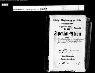 Anstellung eines Hausgeistlichen im Bürgerspital zu Köln