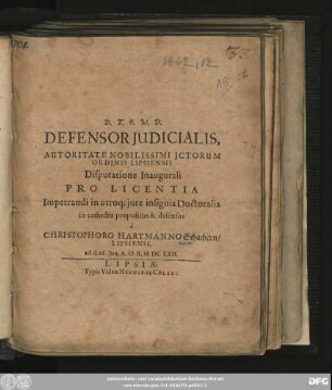 Defensor Iudicialis