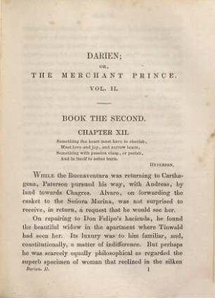 Darien, or the merchant prince : a historical romance, 2
