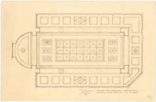 Villa Griebenow, Vetschau Umbau: Decke der Diele 1:20