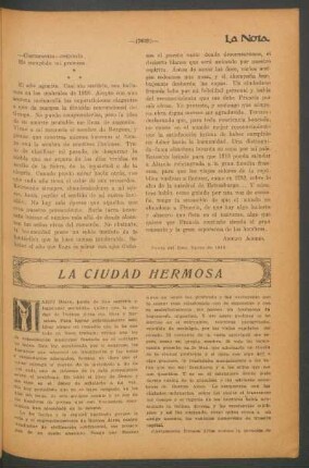 La ciudad hermosa