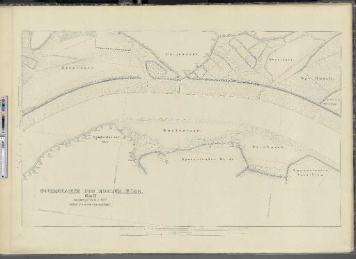 Blatt II. : Ellerholz. Gätjensort. Kreetsand. Der Busch. Grosser Stackort. Spadenlander Ort. Kortenland. Spadenlander Weide. Dornbusch. Spadenlander Ausschlag.