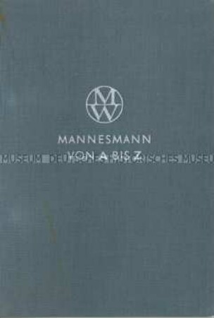 Verzeichnis der Betriebe des Mannesmann-Konzerns - Sachkonvolut
