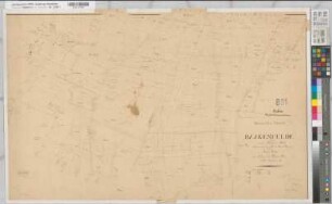 Rorup (Dülmen), Teilung des Bakenfeldes, Bl.1 Brouillonkarte