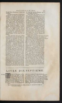 Livre Dix-Septieme