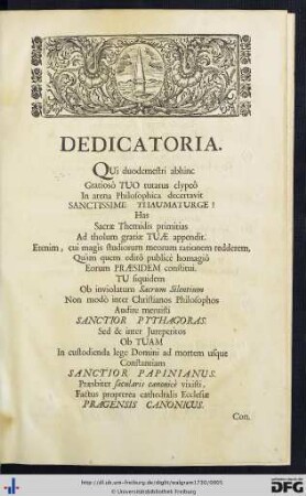 Dedicatoria.
