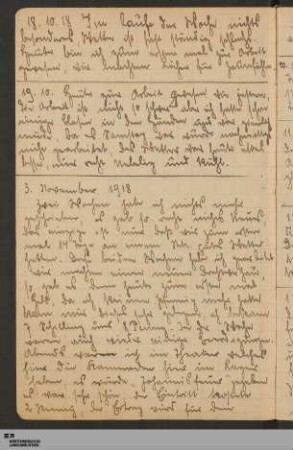 3. - 23. November 1918