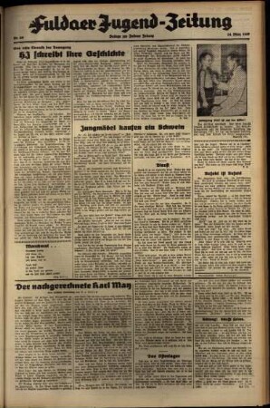 Zweite Ausgabe vom Mittwoch, den 24. März 1937.