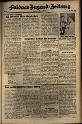 Zweite Ausgabe vom Mittwoch, den 24. März 1937.