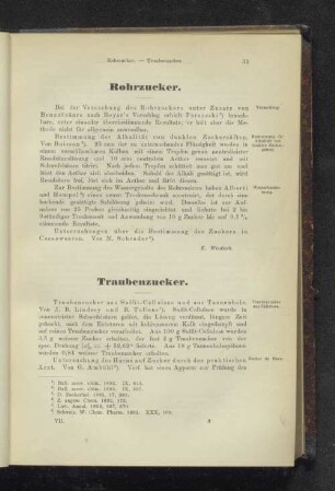 Traubenzucker.