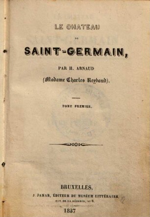 Le chateau de Saint-Germain, 1