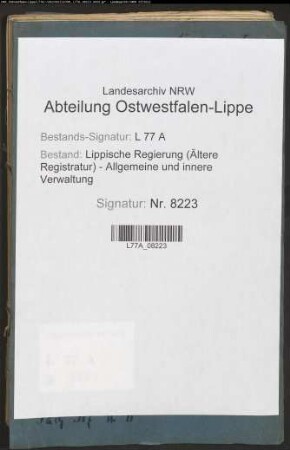 Straßenbau.- Straßenzug I.- Distrikt 7 Noltenkrug - Stumpfebuche