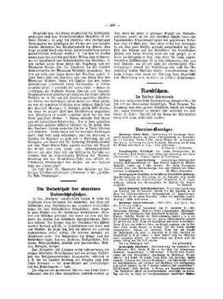 Die Beliebtheit der einzelnen Unterrichtsfächer : 2. Beilage Nr. 46
