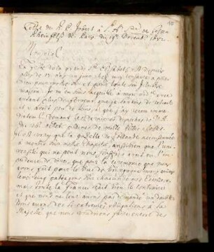 B. Lettre du R. P. Jobert du 19e. Novemb.