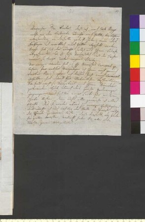 Brief von Bury, Friedrich an Goethe, Johann Wolfgang von
