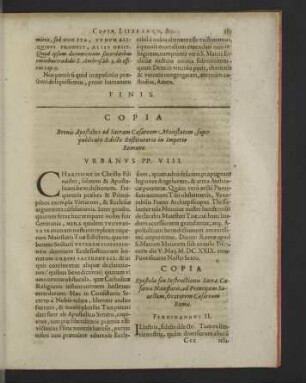 Copiae Literarum, &c.