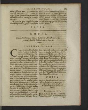 Copiae Literarum, &c.