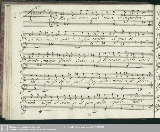 Recitativo: Ma qual tema v'ingombra