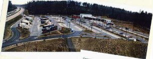 Tank- und Rastanlage Sindelfinger Wald Montage. Gesamtansicht