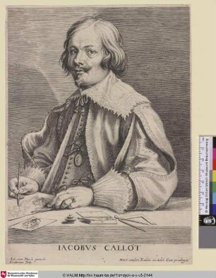 Iacobus Callot [Porträt des Jacques Callot; Jacques Callot; Portret van Jacques Callot]