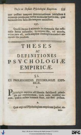Psychologia Empirica.
