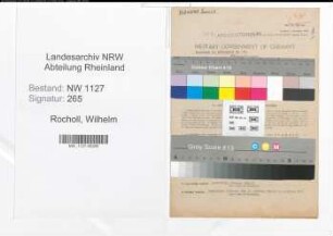 Entnazifizierung Wilhelm Rocholl , geb. 01.05.1893 (Lehrer)